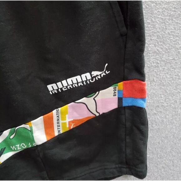 Puma Men’s International Icon Black Short, Size XXL - Picture 3 of 8